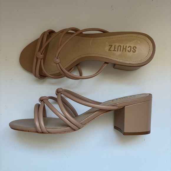 Schutz Princey Heeled Sandal Sz 6.5B - Picture 3 of 8